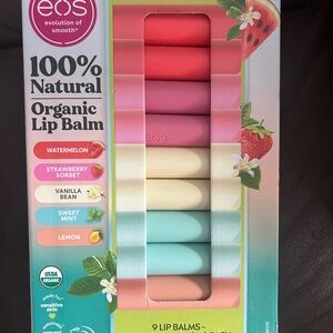 NEW EOS 9 pack organic Lip balms